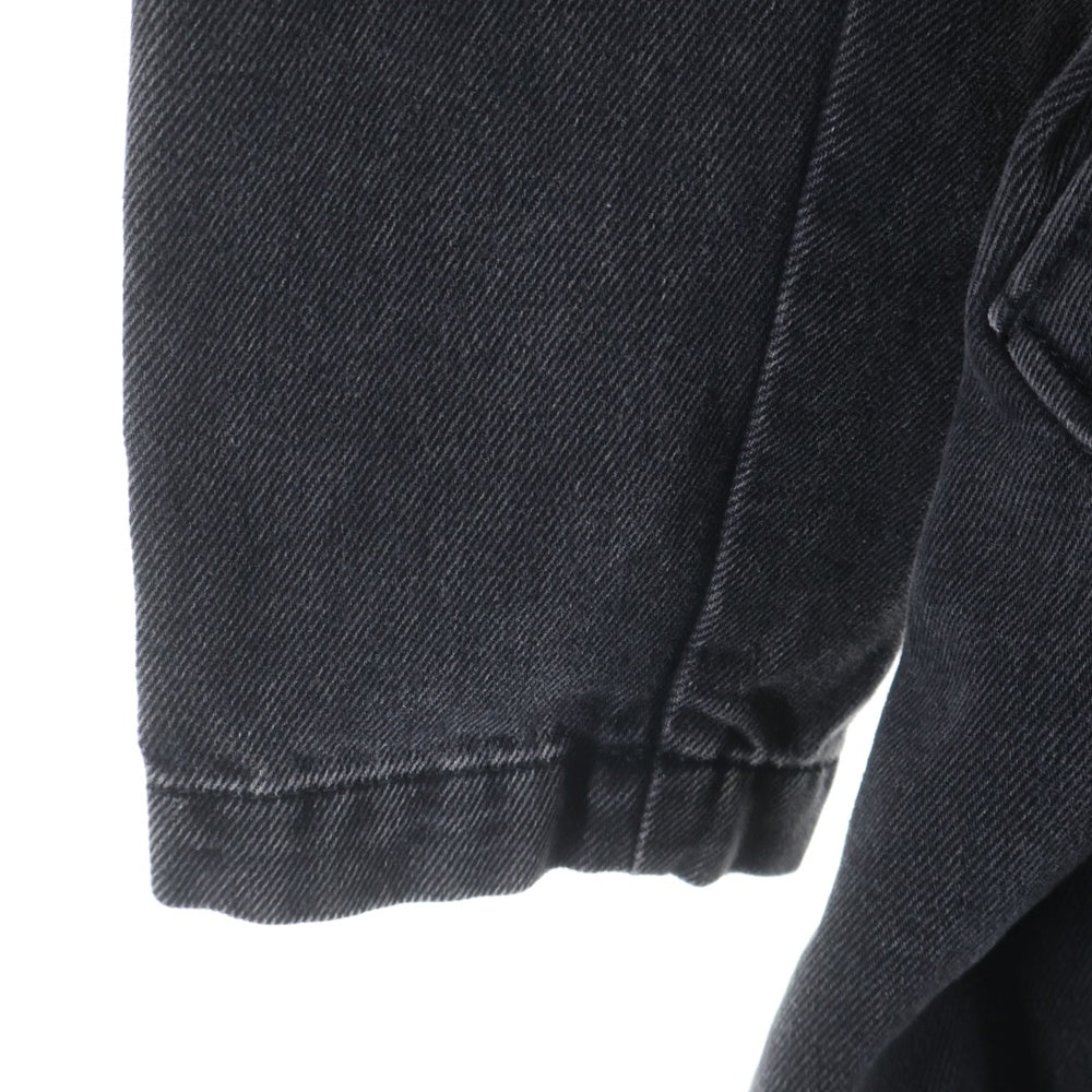 DIESEL(ディーゼル) D-DELIRIOUS ダブルブレスト デニム トレンチコート ブラック A03873