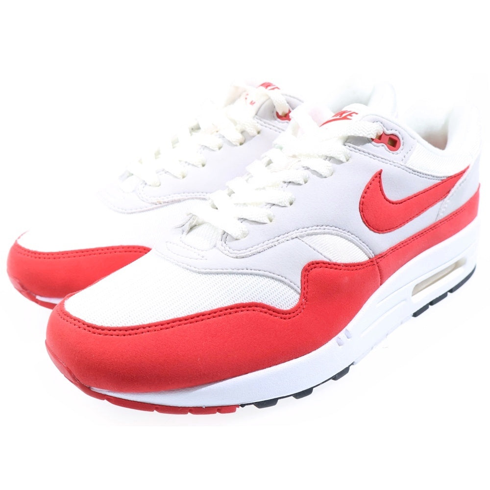 NIKE(ナイキ) AIR MAX 1 ANNIVERSARY RED エアマックス1 アニバーサリーレッド ローカットスニーカー ホワイト/レッド US9/27cm 908375-100