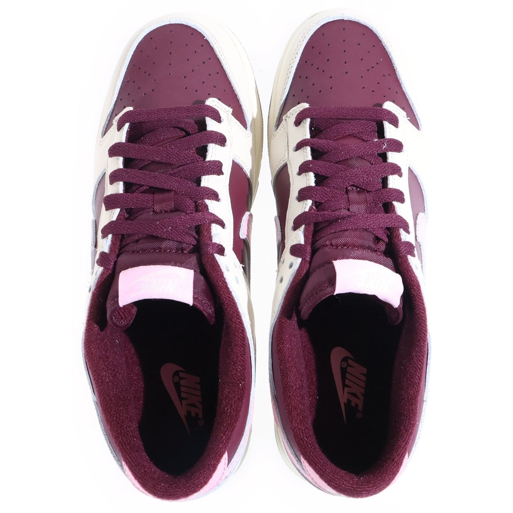 NIKE(ナイキ) DUNK LOW VALENTINE'S DAY ダンク バレンタインデー ローカットスニーカー ベージュ/バーガンディー US9/27cm DR9705-100