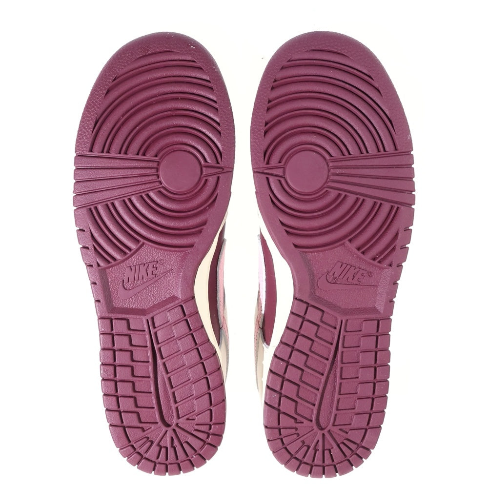NIKE(ナイキ) DUNK LOW VALENTINE'S DAY ダンク バレンタインデー ローカットスニーカー ベージュ/バーガンディー US9/27cm DR9705-100