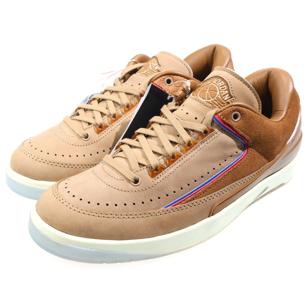 NIKE(ナイキ) ×TWO 18 AIR JORDAN 2 RETRO LOW SP TAN ツーエイティーン エアジョーダン2 レトロ タン ローカットスニーカー ブラウン US9/27cm DV7129-222