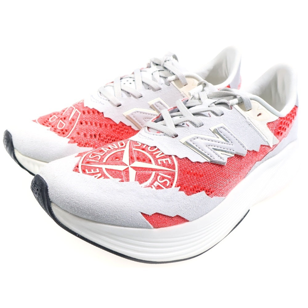 New Balance(ニューバランス) ×Stone Island ×tokyo design studio MSRCELST ストーンアイランド 東京デザインスタジオ ローカットスニーカー グレー/レッド US8.5/26.5cm