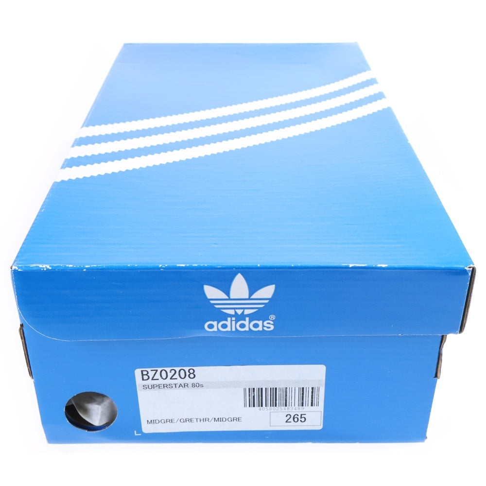 adidas(アディダス) SUPERSTAR 80S スーパースター ローカットスニーカー グレー US8.5/26.5cm BZ0208