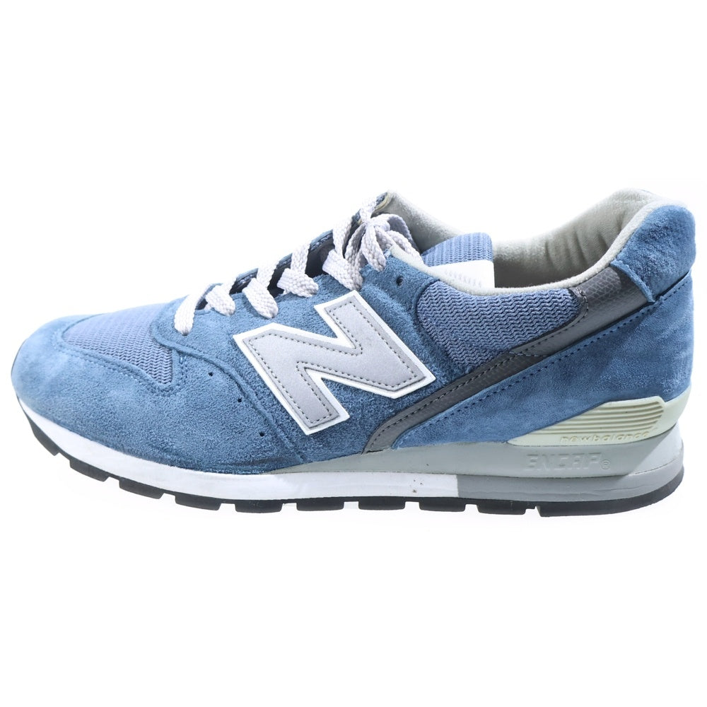 New Balance(ニューバランス) M996JFB スウェードレザー メッシュ ローカットスニーカー ブルー US8.5/26.5cm