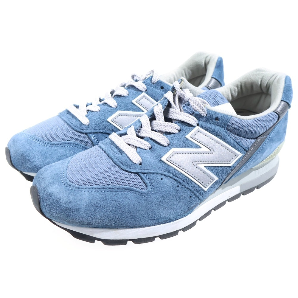 New Balance(ニューバランス) M996JFB スウェードレザー メッシュ ローカットスニーカー ブルー US8.5/26.5cm