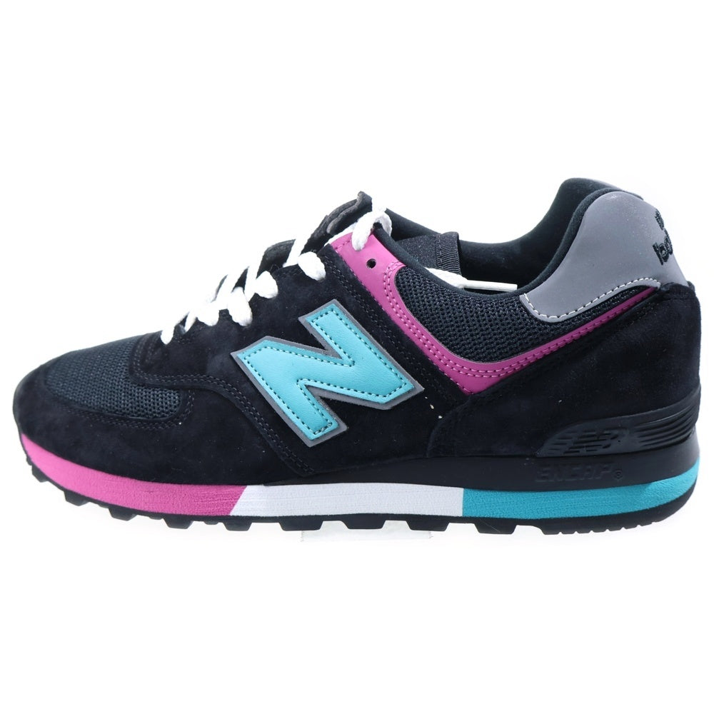 New Balance(ニューバランス) OM576BTP スウェードレザー メッシュ ローカットスニーカー ブラック US8.5/26.5cm