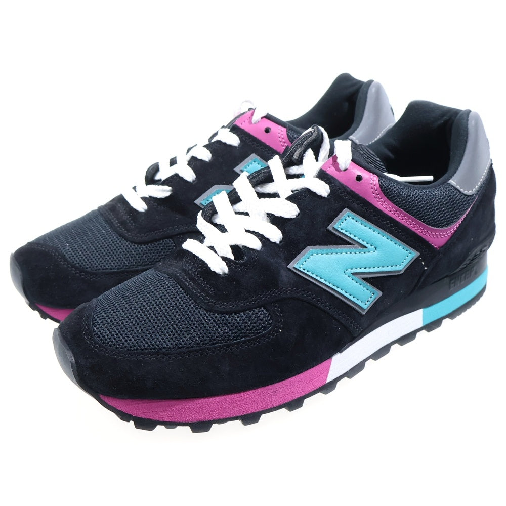 New Balance(ニューバランス) OM576BTP スウェードレザー メッシュ ローカットスニーカー ブラック US8.5/26.5cm
