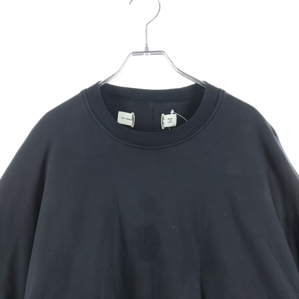 NVL-GARDE (エヌヴィエル ガルド) BASIC T SHIRT コットン オーバーサイズ 七分袖 半袖Tシャツ ブラック