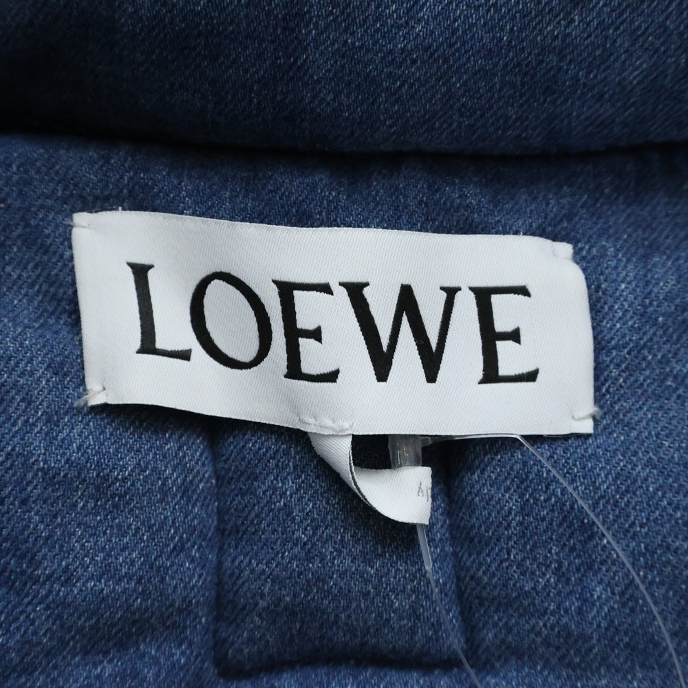 LOEWE(ロエベ) 22AW PADDED DENIM JACKET パテッド デニム トラッカージャケット インディゴ H526Y50X09