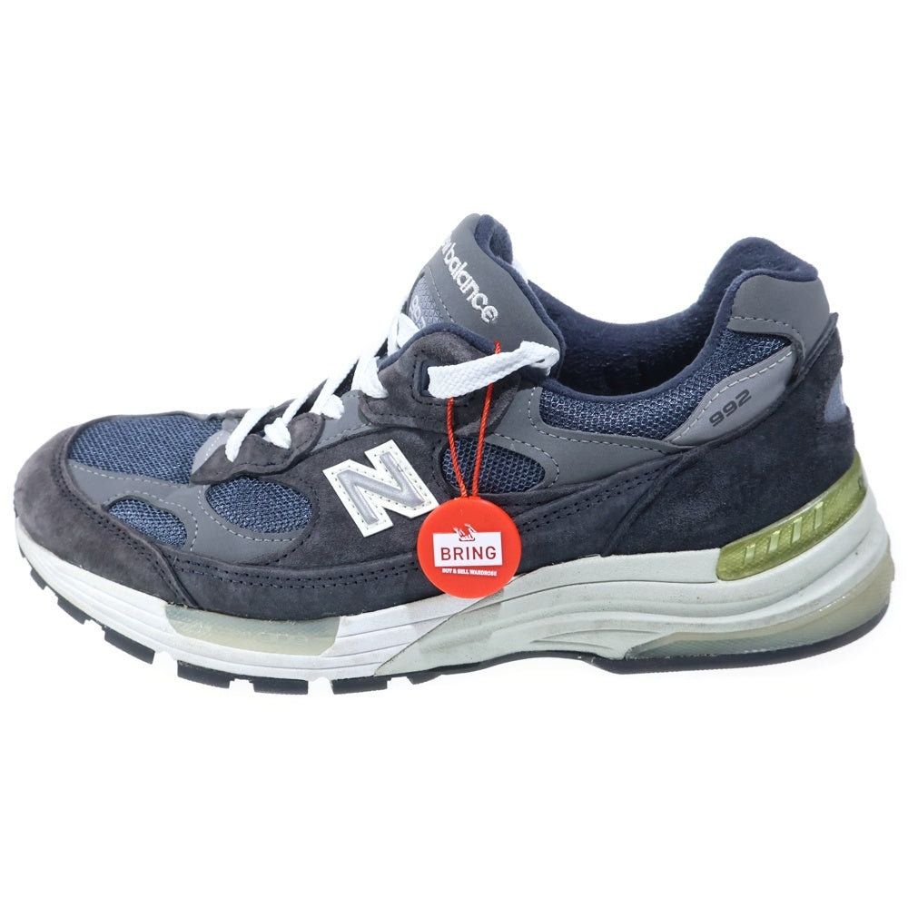 New Balance(ニューバランス) M992GG スウェードレザー メッシュ ローカットスニーカー グレー US8.5/26.5cm
