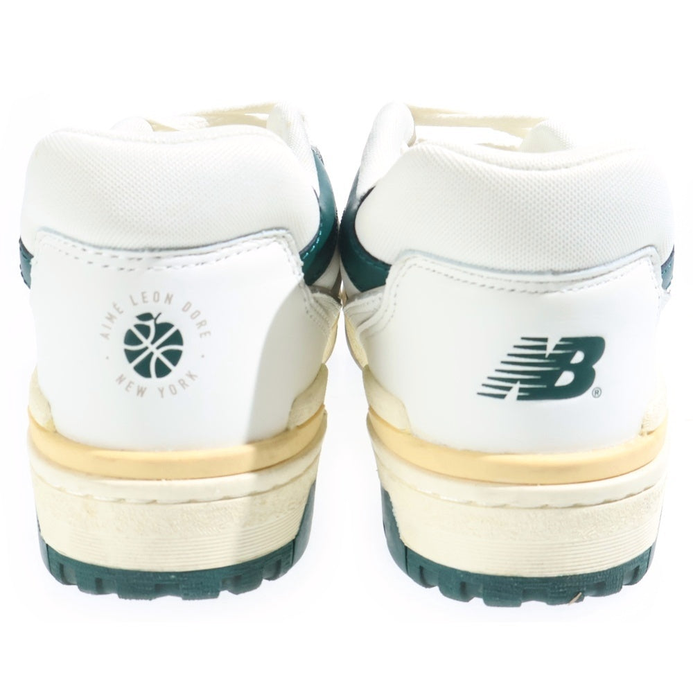 New Balance(ニューバランス) BB550A2 ×Aime Leon Dore P550 Yellow エメレオンドレ ローカットスニーカー ホワイト US8.5/26.5cm