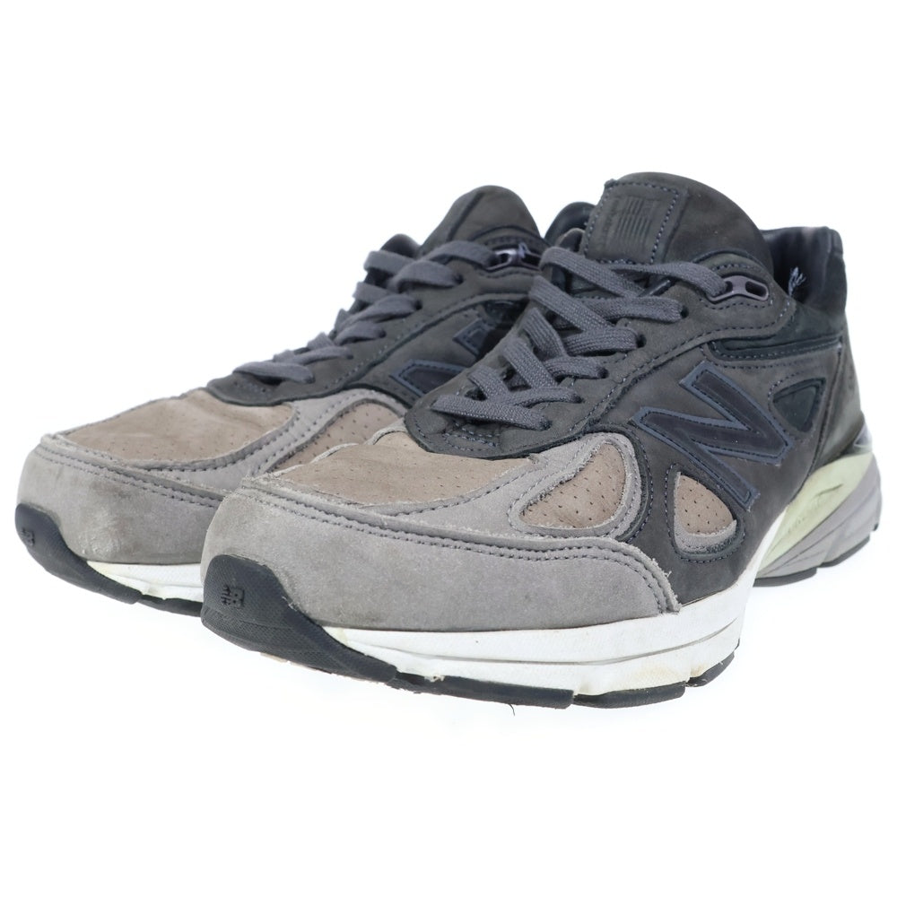 New Balance(ニューバランス) M990FEG4 990V4 ヌバックレザー ローカットスニーカー ブラック/グレー US8.5/26.5cm