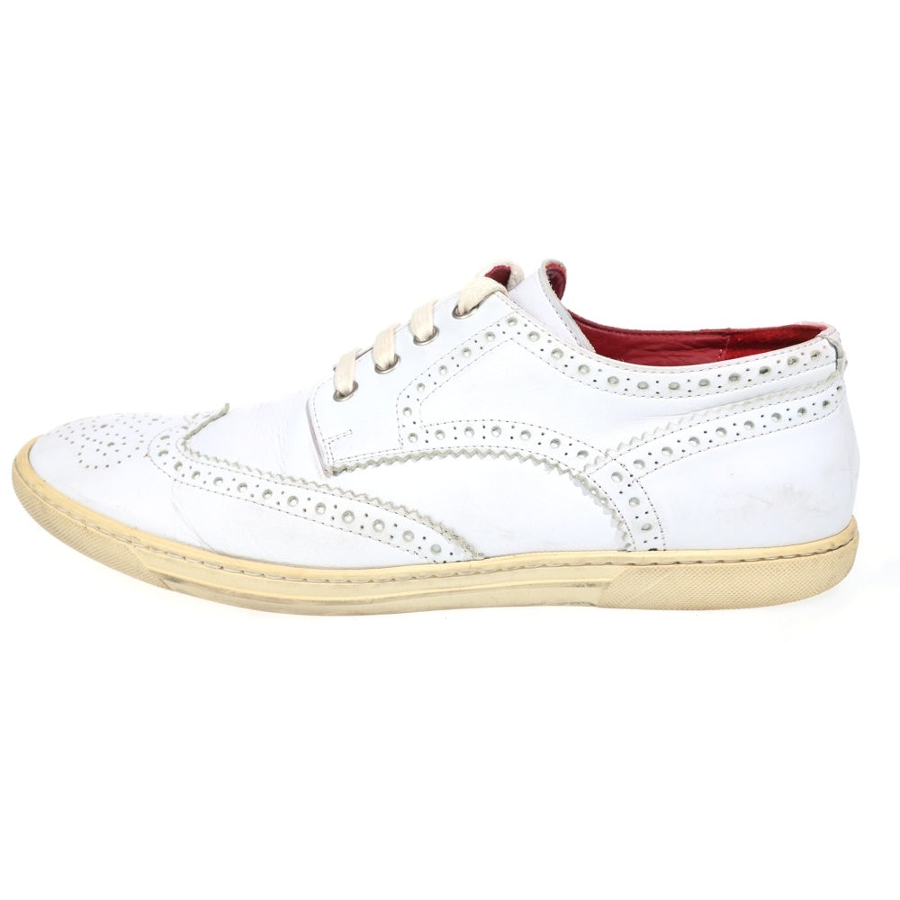 Tricker's(トリッカーズ) ×JUNYA WATANABE COMME des GARCONS MAN ジュンヤワタナベ コムデギャルソンマン ウィングチップ レザー ドレスシューズ ホワイト WF-K102-051