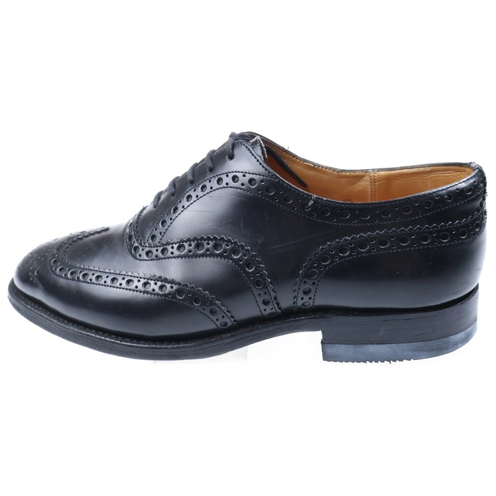 Church's(チャーチ) BURWOOD LAST81 バーウッド ウィングチップ フルブローグ レザー ビジネスシューズ ドレスシューズ ブラック