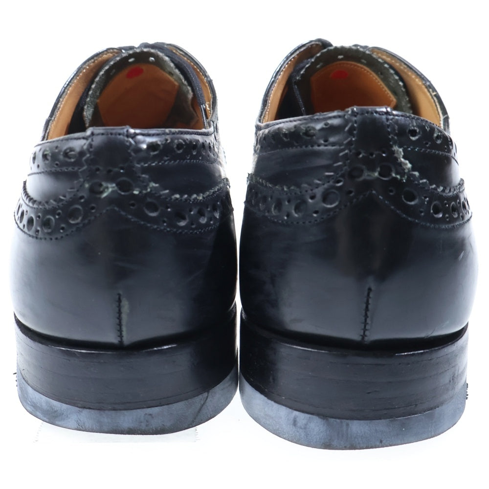 Church's(チャーチ) BURWOOD LAST81 バーウッド ウィングチップ フルブローグ レザー ビジネスシューズ ドレスシューズ ブラック