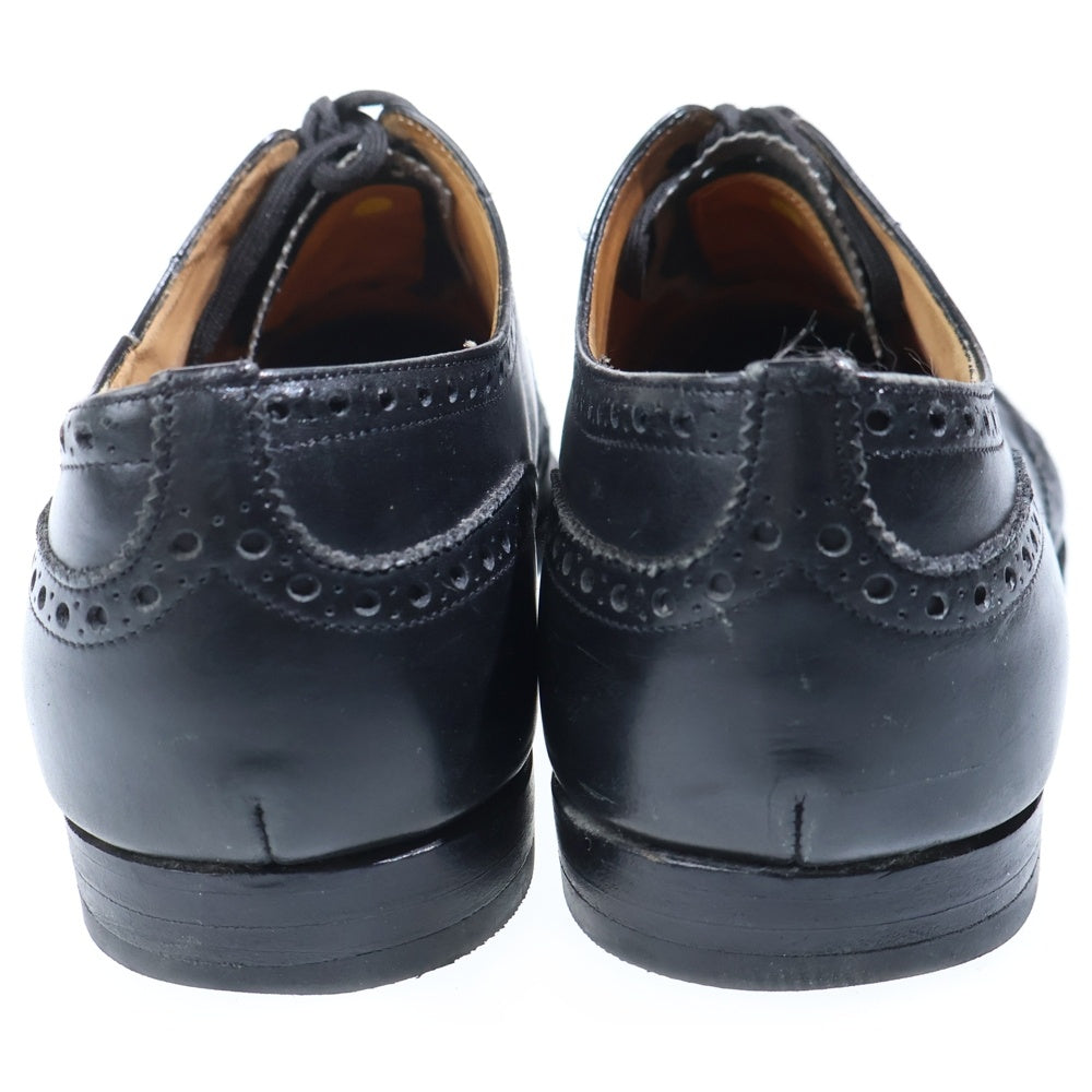 Church's(チャーチ) CHETWYND LAST173 チェットウィンド ウィングチップ フルブローグ レザー ビジネスシューズ ドレスシューズ ブラック
