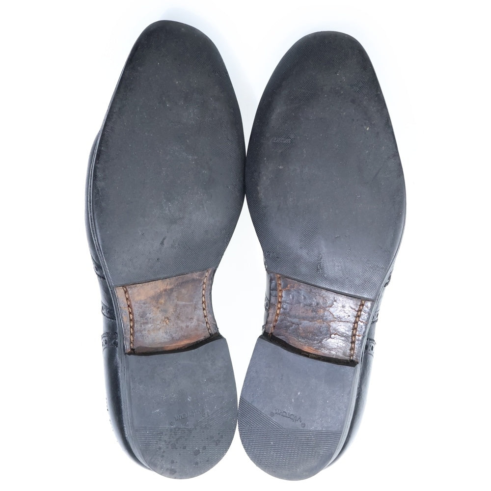 Church's(チャーチ) CHETWYND LAST173 チェットウィンド ウィングチップ フルブローグ レザー ビジネスシューズ ドレスシューズ ブラック