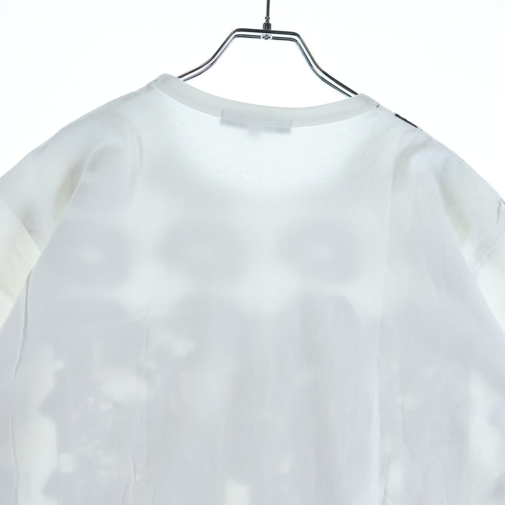 BLACK COMME des GARCONS(ブラックコムデギャルソン) 20SS リップ グラフィックプリント クルーネック半袖Tシャツカットソー ホワイト OF-T001