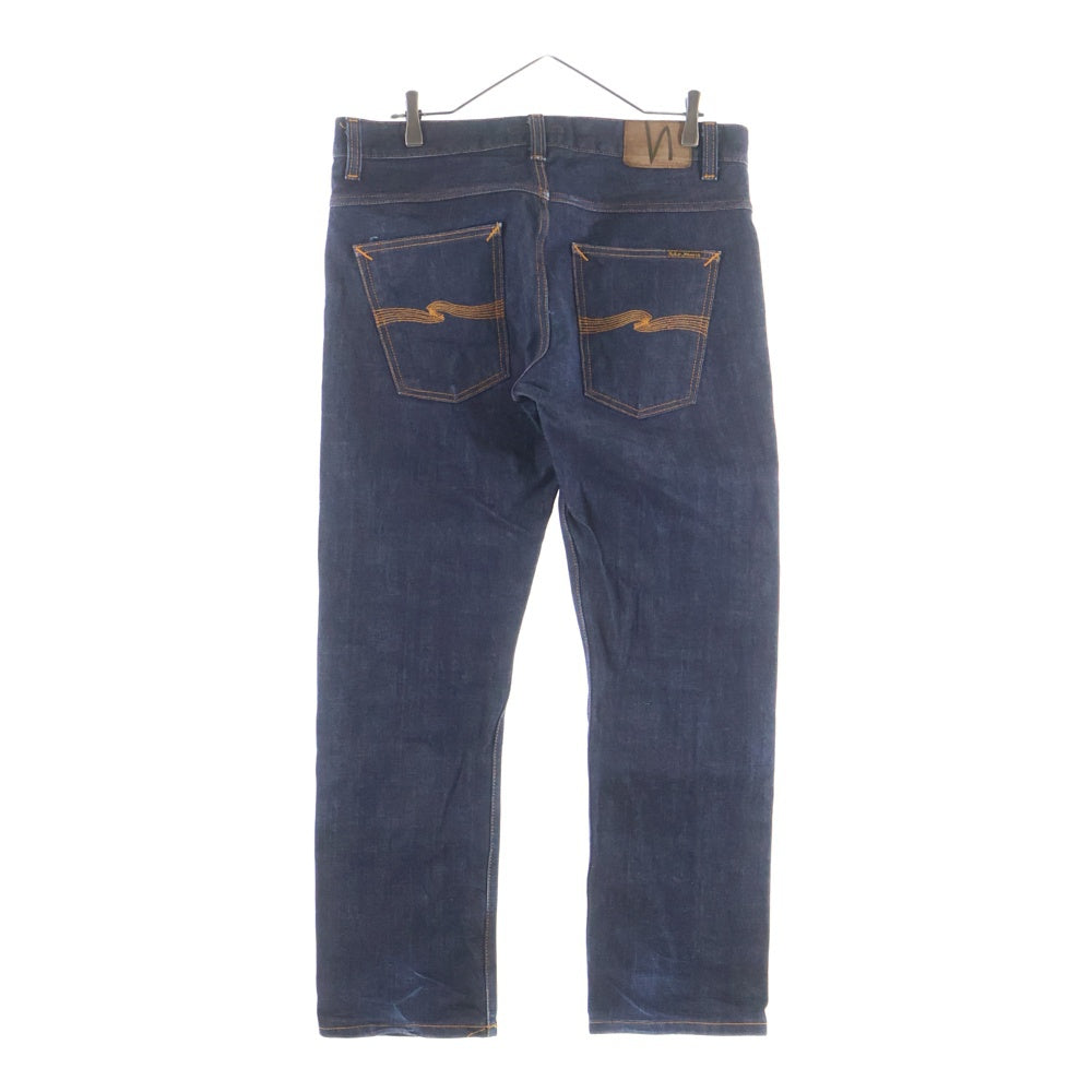 nudie jeans(ヌーディージーンズ) セルビッジ ボタンフライ デニムパンツ インディゴ 1015403