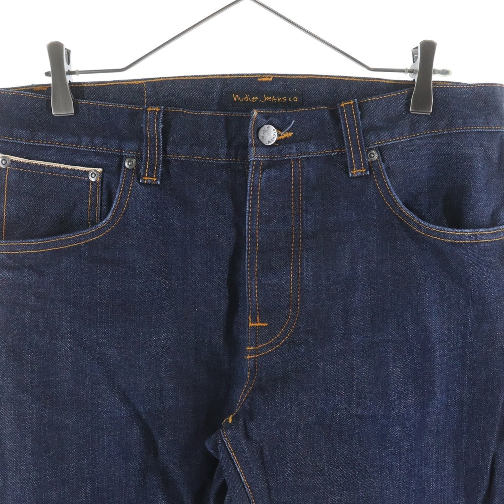 nudie jeans(ヌーディージーンズ) セルビッジ ボタンフライ デニムパンツ インディゴ 1015403