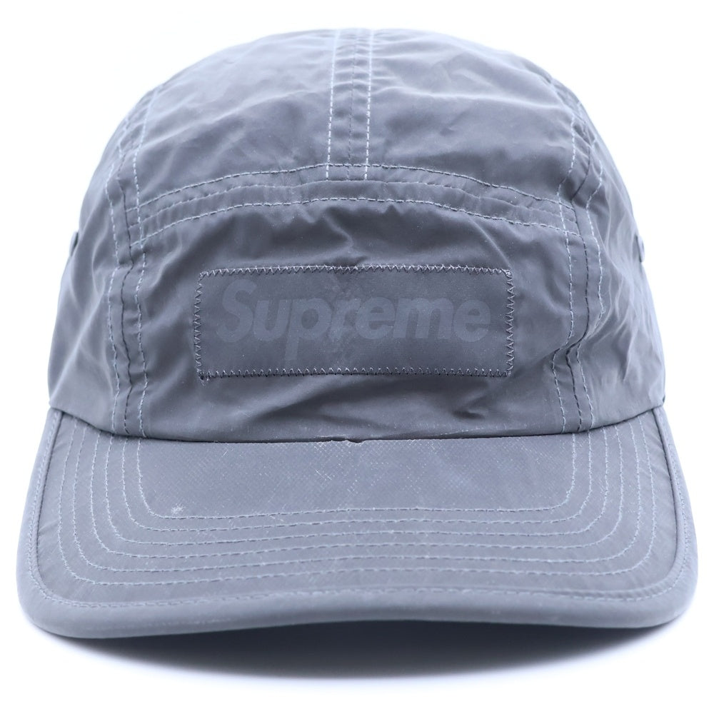 SUPREME(シュプリーム) 20SS Reflective Camp Cap リフレクティブ キャンプ キャップ 帽子 シルバー