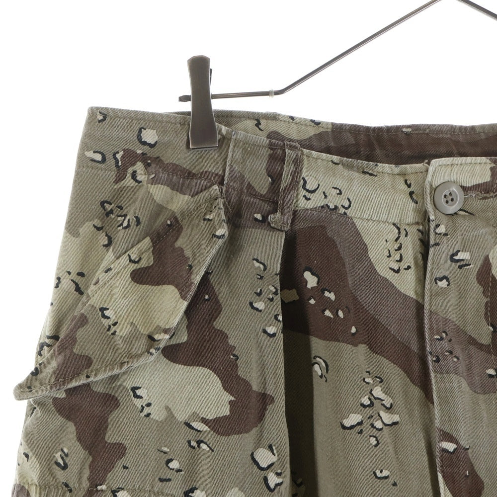 FREAK'S STORE(フリークスストア) チョコチップカモ カーゴロングパンツ ベージュ 1043248901119