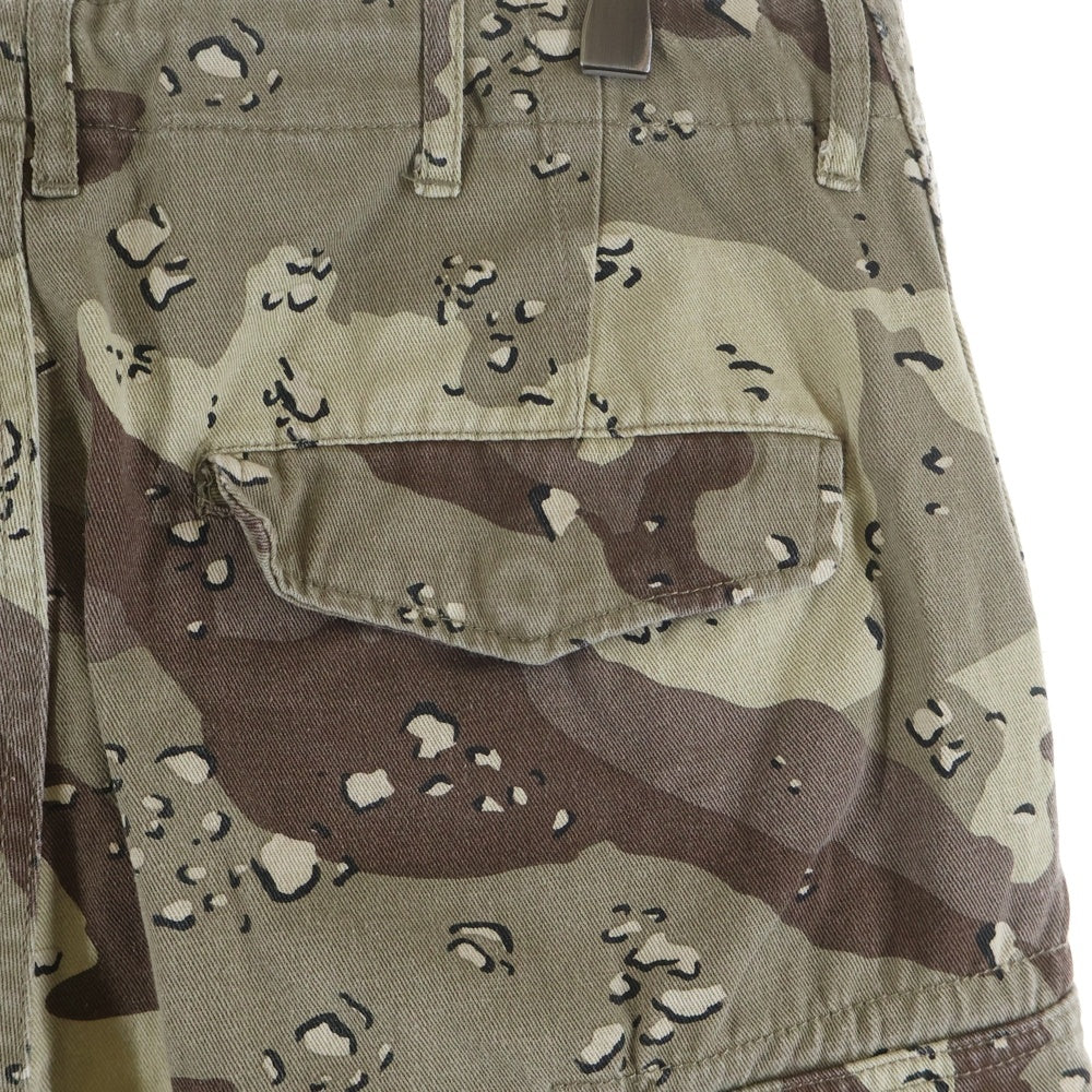 FREAK'S STORE(フリークスストア) チョコチップカモ カーゴロングパンツ ベージュ 1043248901119