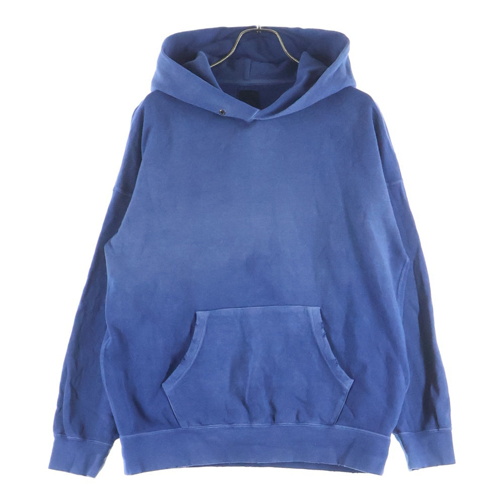 VISVIM(ヴィスヴィム) 20AW ict JUMBO HOODIE P.O. UNEVEN DYE ジャンボ スウェット プルオーバー パーカー フーディー ブルー 0220905010007