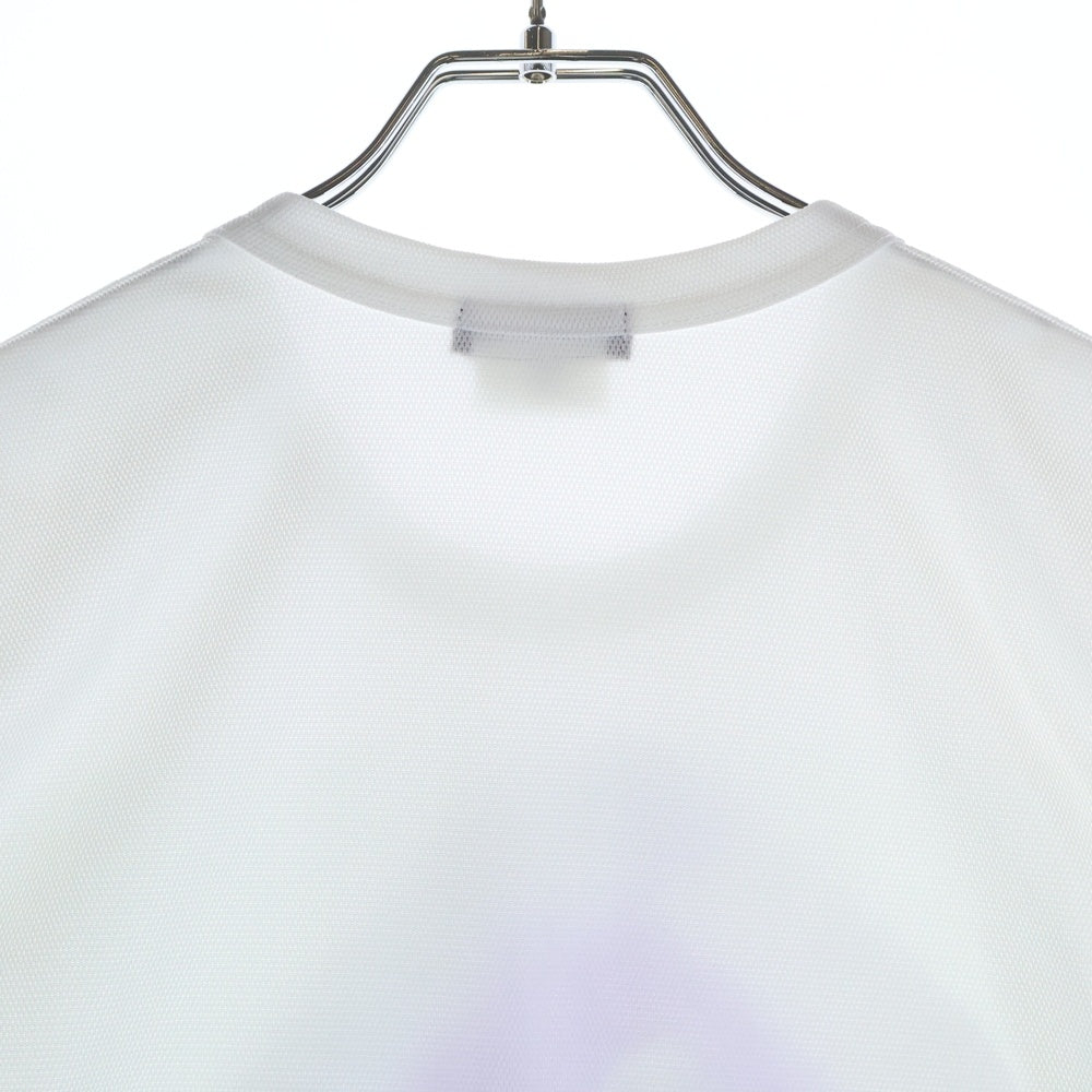 COMME des GARCONS HOMME PLUS(コムデギャルソンオムプリュス) 19AW Zeus ゼウス プリント ポリエステル クルーネック 半袖Tシャツ カットソー ホワイト PD-T036 AD2019