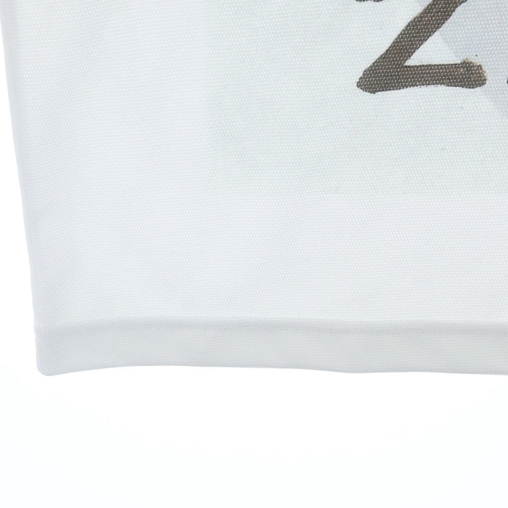 COMME des GARCONS HOMME PLUS(コムデギャルソンオムプリュス) 19AW Zeus ゼウス プリント ポリエステル クルーネック 半袖Tシャツ カットソー ホワイト PD-T036 AD2019