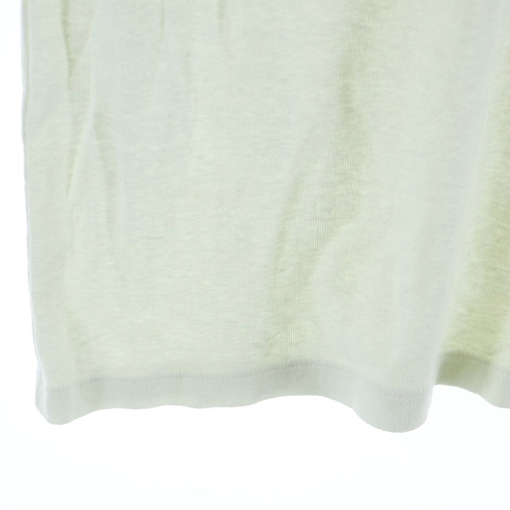 VISVIM(ヴィスヴィム) 20SS 無地 コットン クルーネック 半袖Tシャツ カットソー ホワイト 0120105009005