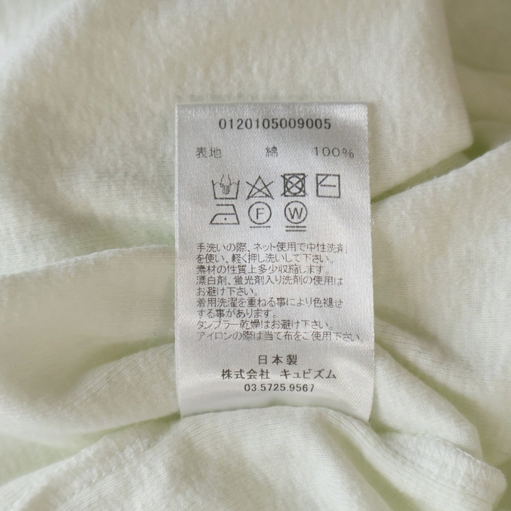 VISVIM(ヴィスヴィム) 20SS 無地 コットン クルーネック 半袖Tシャツ カットソー ホワイト 0120105009005