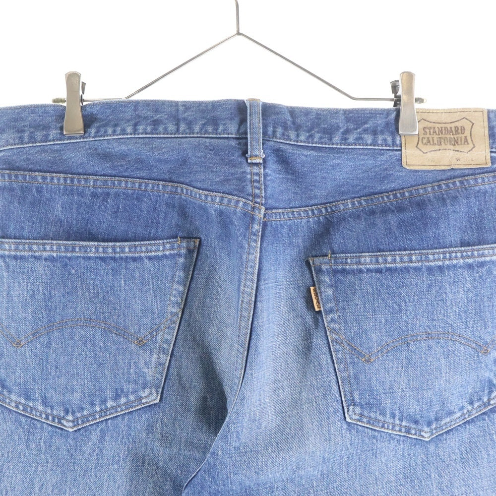 STANDARD CALIFORNIA(スタンダード カリフォルニア) ボタンフライ 5ポケット ストレート デニムパンツ インディゴ S901