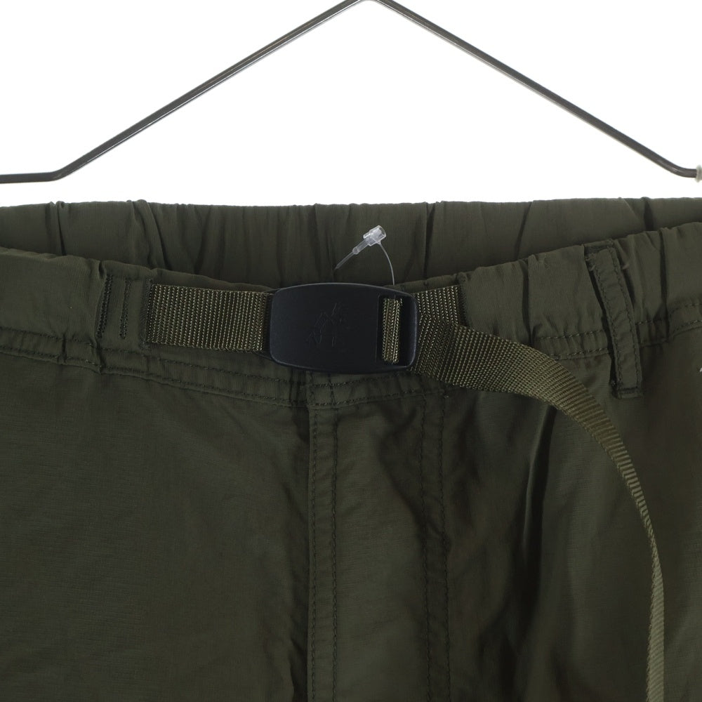 GRAMICCI(グラミチ) コンバーチブル マイクロ リップストップ ナイロン ロングパンツ カーキ G3SM-P071