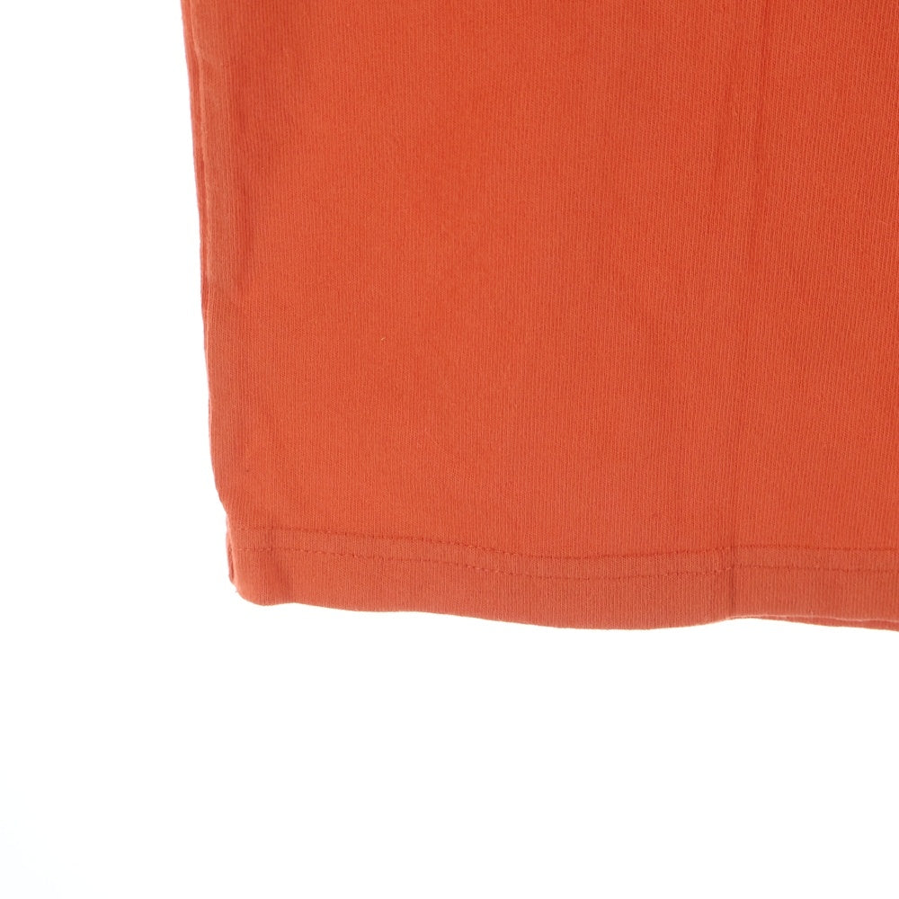 KEBOZ(ケボズ) ロゴプリント クルーネック 半袖 Tシャツカットソー オレンジ