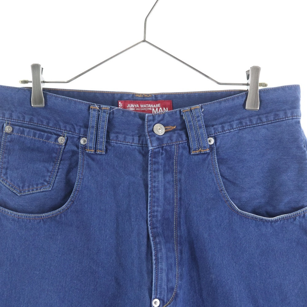 eYe COMME des GARCONS JUNYA WATANABE MAN(アイ コム デ ギャルソン ジュンヤ ワタナベ マン) 19SS ×Levi's リーバイス 綿ウェポン デニム ショートパンツ ハーフパンツ ショーツ インディゴ WC-P926 AD2018