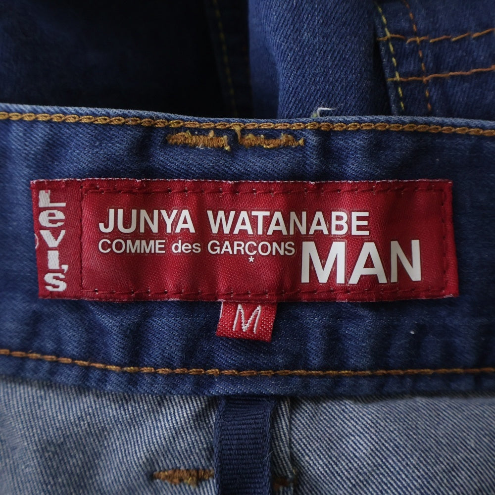 eYe COMME des GARCONS JUNYA WATANABE MAN(アイ コム デ ギャルソン ジュンヤ ワタナベ マン) 19SS ×Levi's リーバイス 綿ウェポン デニム ショートパンツ ハーフパンツ ショーツ インディゴ WC-P926 AD2018