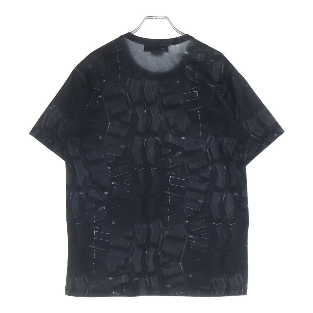 BLACK COMME des GARCONS(ブラックコムデギャルソン) ×NIKE ナイキ ロゴプリント ポリエステル クルーネック 半袖Tシャツ カットソー ブラック 1I-T102 AD2021