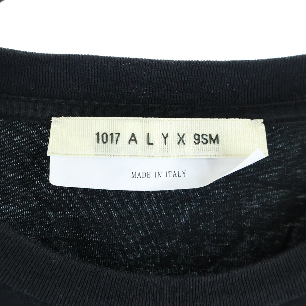 1017 ALYX 9SM(アリクス) フォトプリント クルーネック 半袖Tシャツ カットソー ブラック
