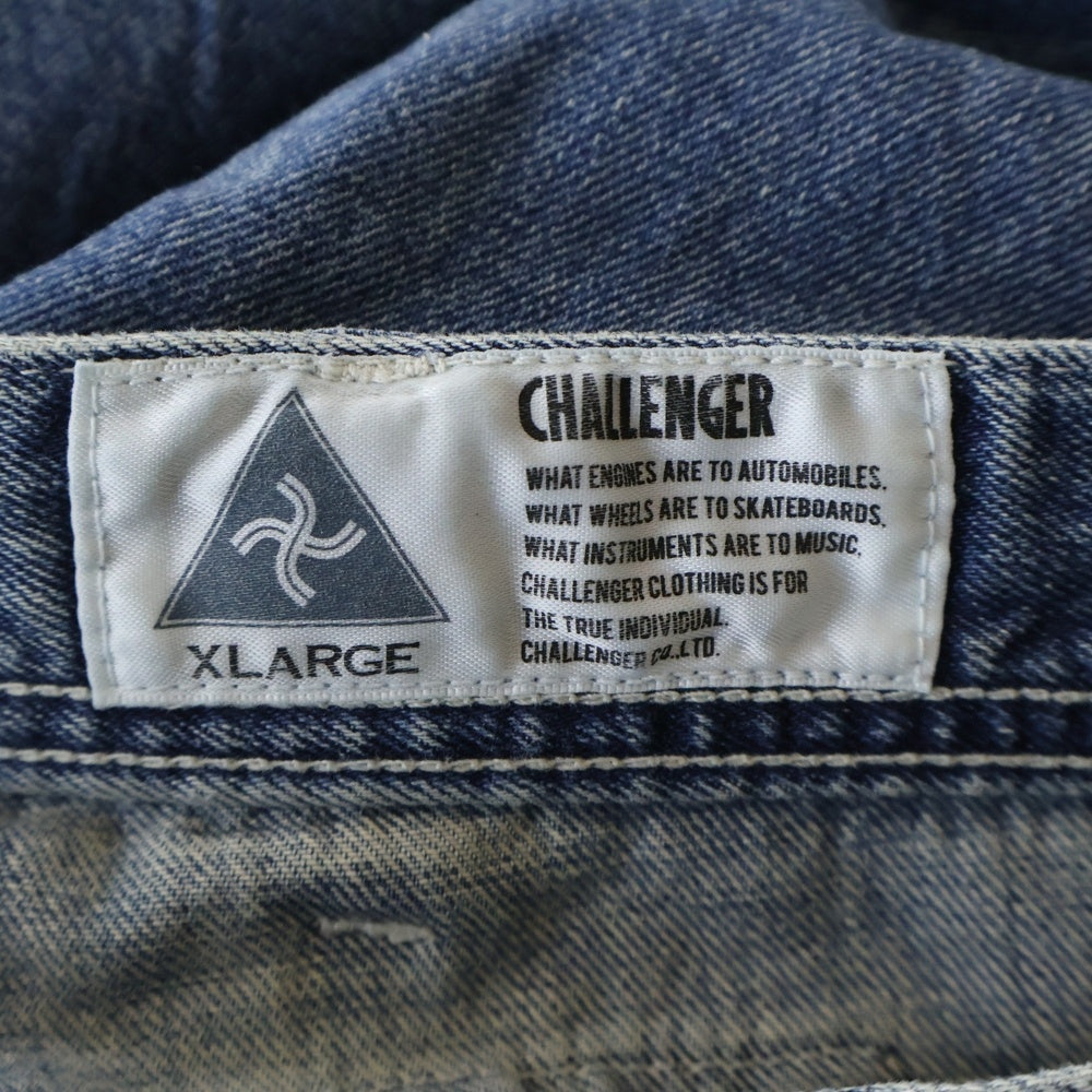 CHALLENGER(チャレンジャー) 23AW WASHED PAINTER PANTS ウォッシュ加工 ぺインター デニムパンツ インディゴ CLG-PT023-016