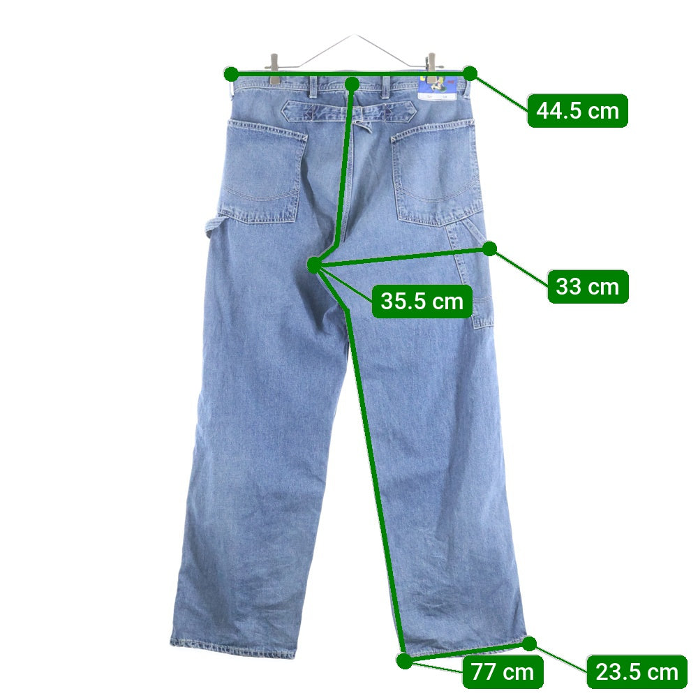 CHALLENGER(チャレンジャー) 23AW WASHED PAINTER PANTS ウォッシュ加工 ぺインター デニムパンツ インディゴ CLG-PT023-016
