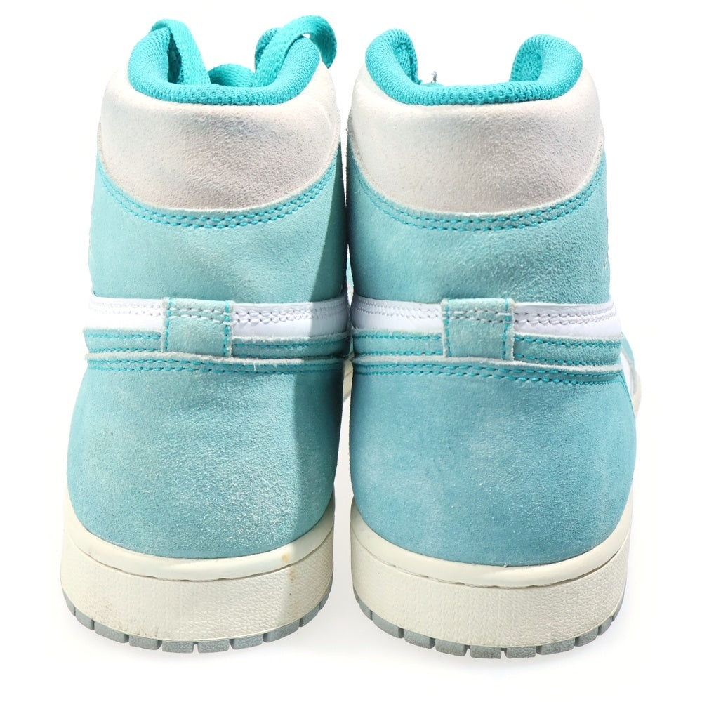 NIKE(ナイキ) AIR JORDAN1 RETRO HIGH OG エアジョーダン1 ターボグリーン ハイカットスニーカー ホワイト/グリーン US10/28cm 555088-311