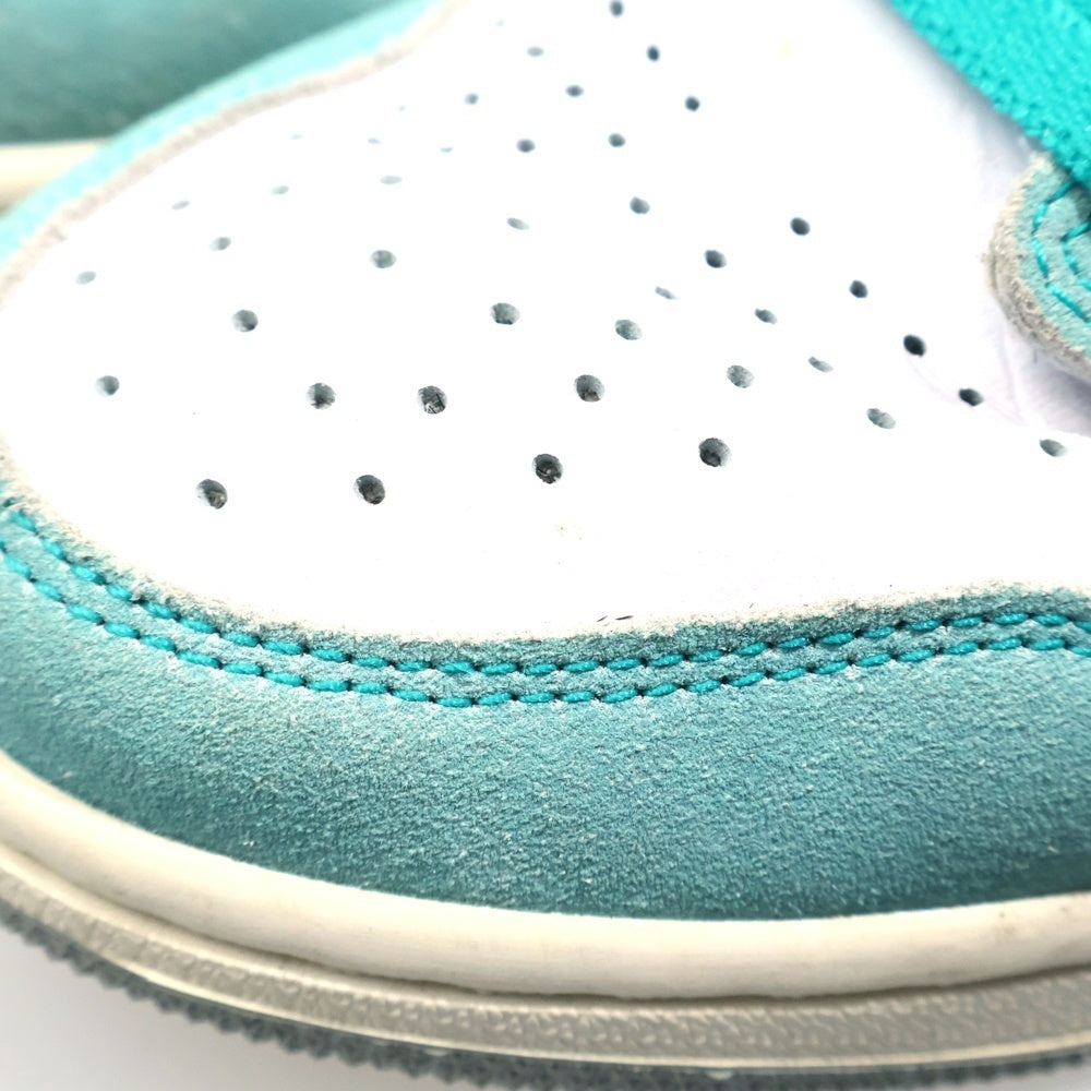 NIKE(ナイキ) AIR JORDAN1 RETRO HIGH OG エアジョーダン1 ターボグリーン ハイカットスニーカー ホワイト/グリーン US10/28cm 555088-311