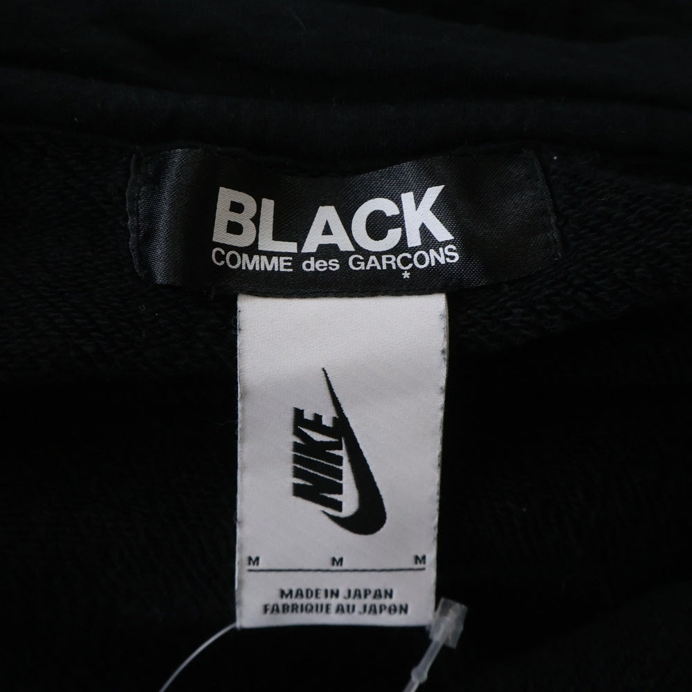 BLACK COMME des GARCONS(ブラックコムデギャルソン) 18AW ×NIKE ナイキ ジップアップ スウェット パーカー ブラック 1B-T106 AD2018