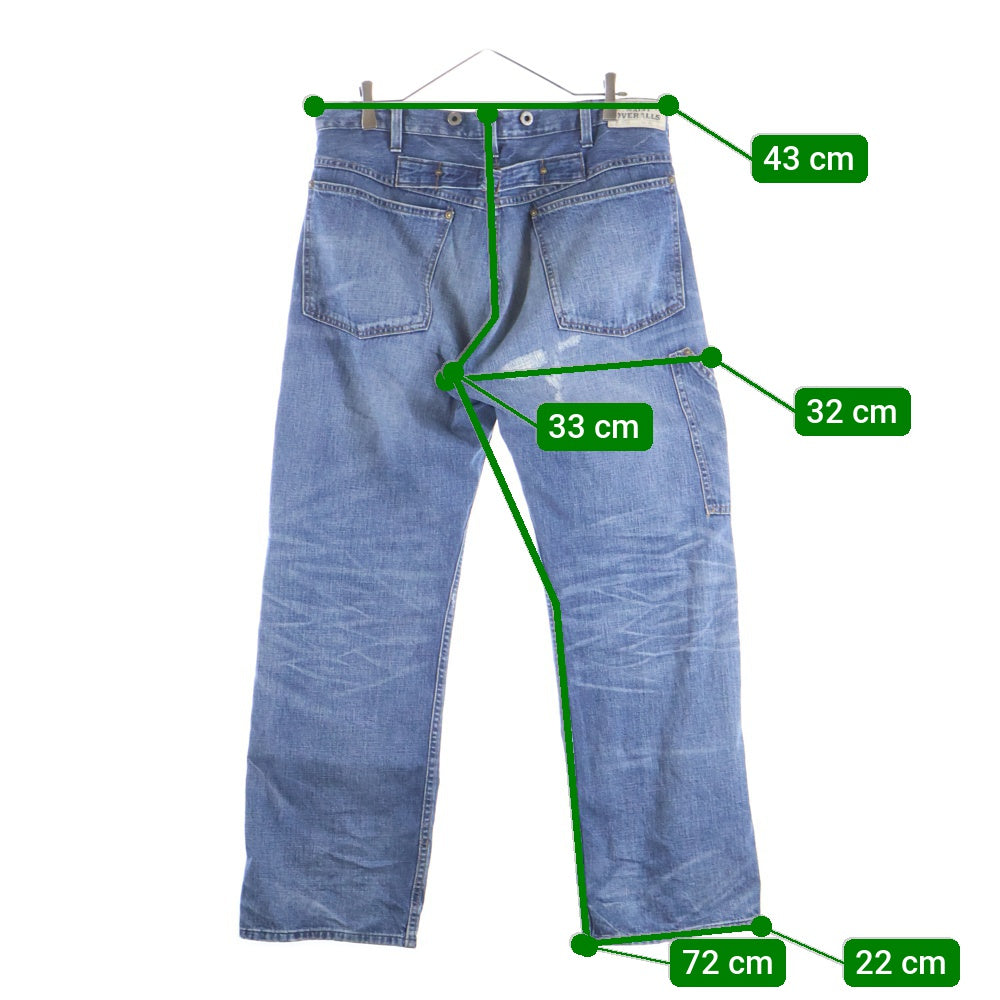 RRL(ダブルアールエル) SANFORIZED カーペンター デニムパンツ インディゴ 782782484001