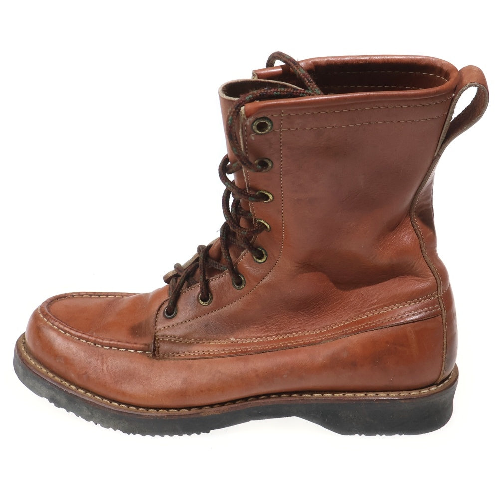 L.L.Bean(エルエルビーン) 70S VINTAGE DECK BOOTS ヴィンテージ 筆記体タグ レザー デッキ ブーツ ブラウン