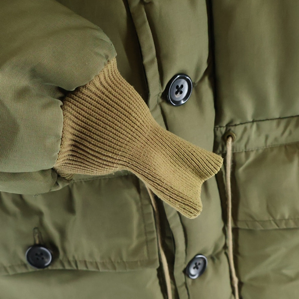 Eddie Bauer(エディバウワー) 50S VINTAGE KARAKORAM ヴィンテージ カラコルム 日の出タグ ダウンジャケット カーキ