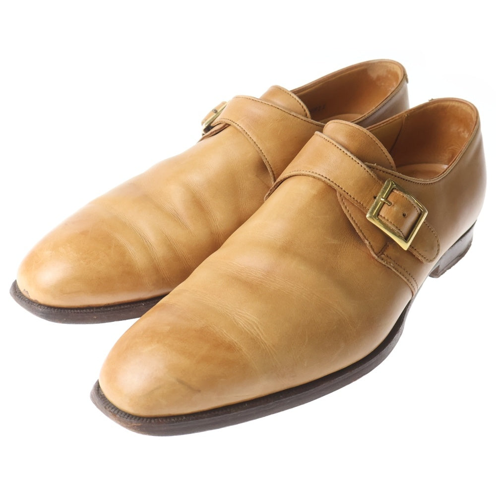 Crockett&Jones(クロケットアンドジョーンズ) SAVILE ハンドグレード シングルモンク ドレスシューズ ブラウン