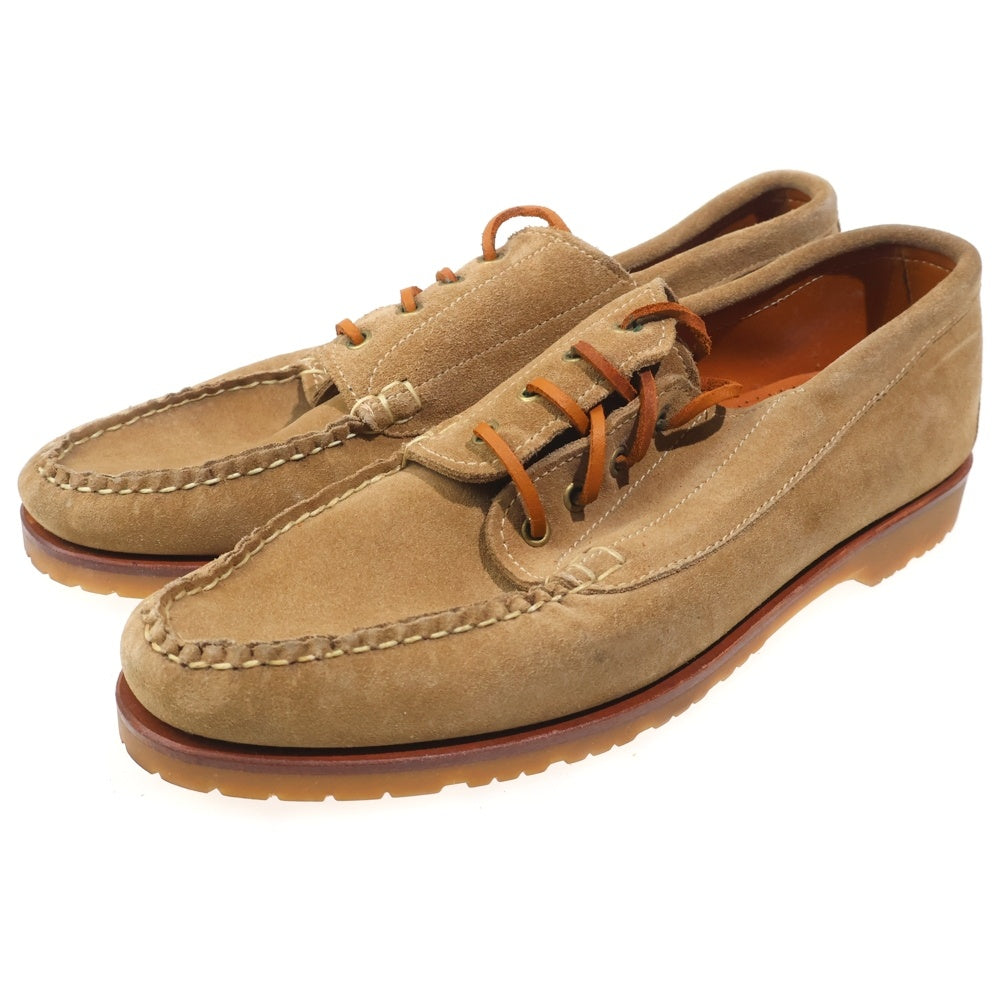 NO BRAND(ノーブランド) Beams bPr(ビームス ビーピーアール)レザー デッキシューズ ベージュ