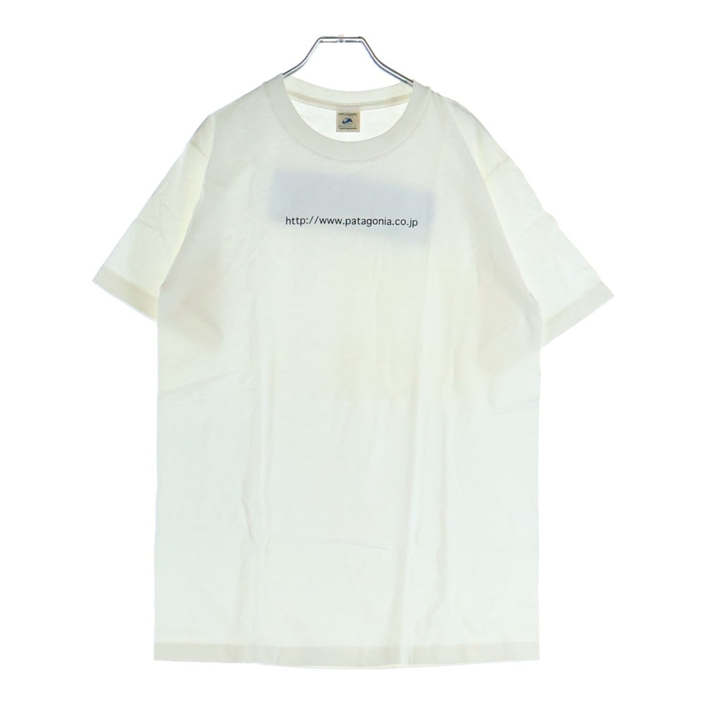 PATAGONIA(パタゴニア) 90S VINTAGE ヴィンテージ ロゴプリント クルーネック 半袖Tシャツ カットソー ホワイト